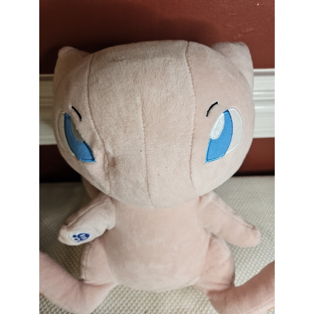 Authentic Build-A-Bear Pokemon Mew Plush 14" Stuffed Animal Clean Display Cond - Picture 3 of 6